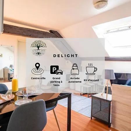 Delight - Golden Tree - Wifi - 20 Min St-Croix & Center Parcs Apartment Sarrebourg Exterior photo